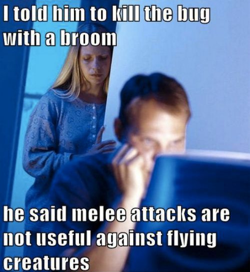 Funny to gamers. Other might not get this.