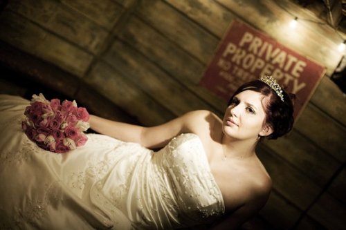 Heather in a modeling shoot