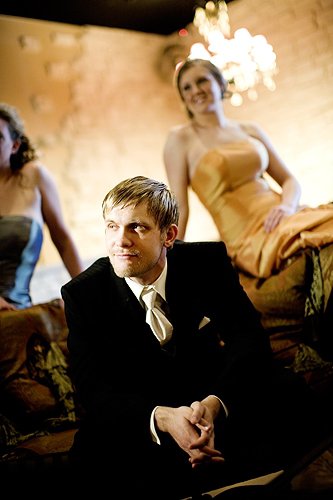 Alex in a modeling shoot