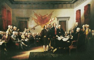 signing of the declaration of independence